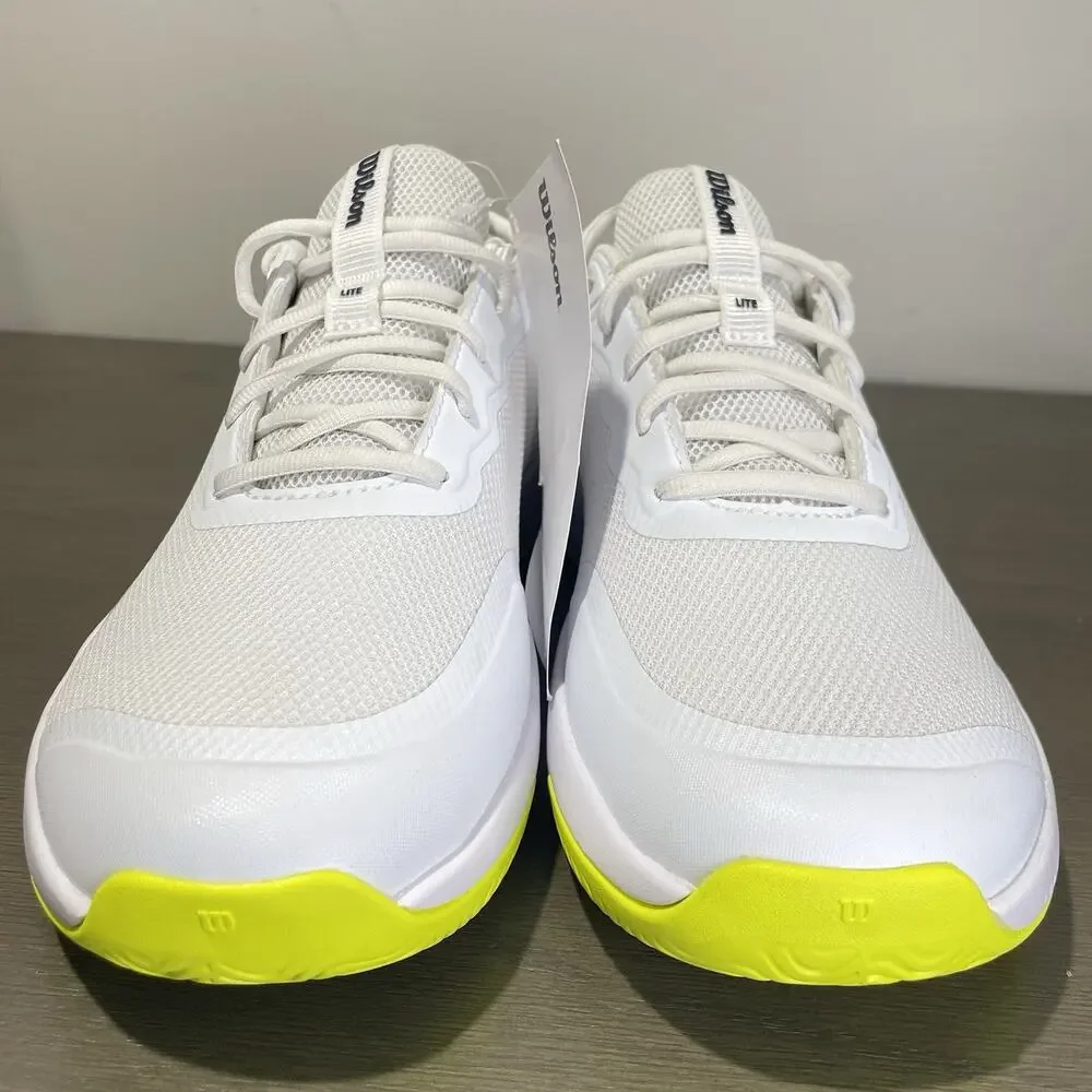 Wilson Womens Size 10 Tennis Shoes NEW White Neon Yellow Intrigue Lite WRS335830